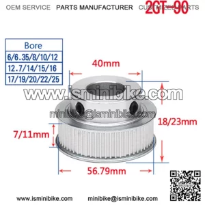2a belt type heavy duty clutch pulley 25mm bore for go kart