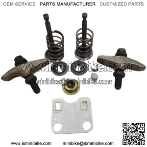 Complete Engine Valve set for Coleman Trail BT200X, CT200U, CT200U-EX Mini Bikes. Coleman KT196 Go-Kart