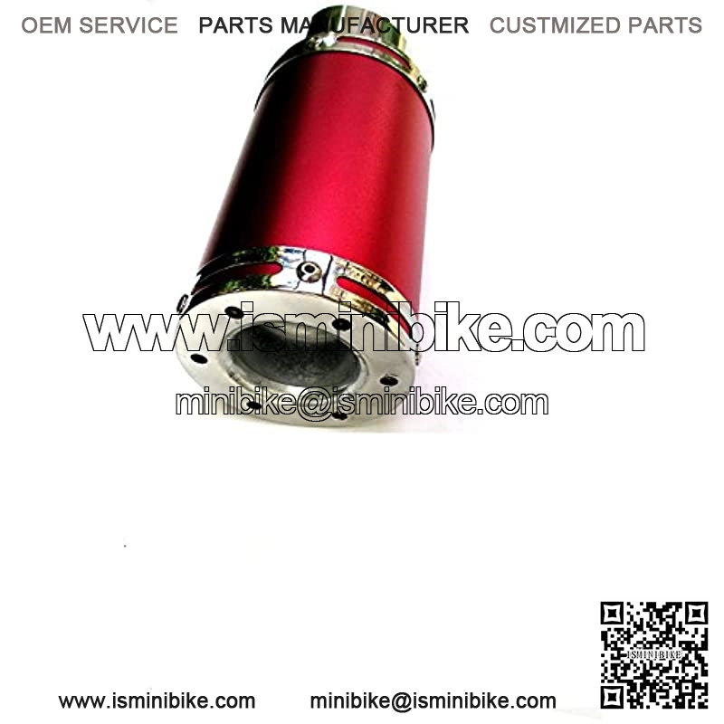 High Performance Exhaust System for GY6 50cc-400cc 4 Stroke Scooters ATV Go Kart (Red) - Image 2