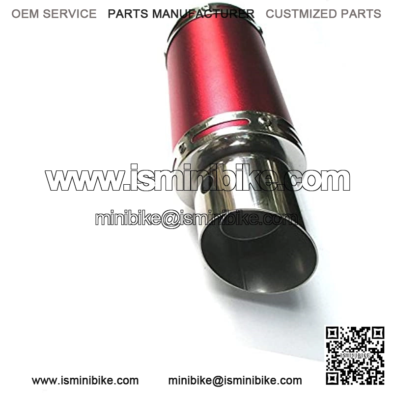 High Performance Exhaust System for GY6 50cc-400cc 4 Stroke Scooters ATV Go Kart (Red) - Image 3