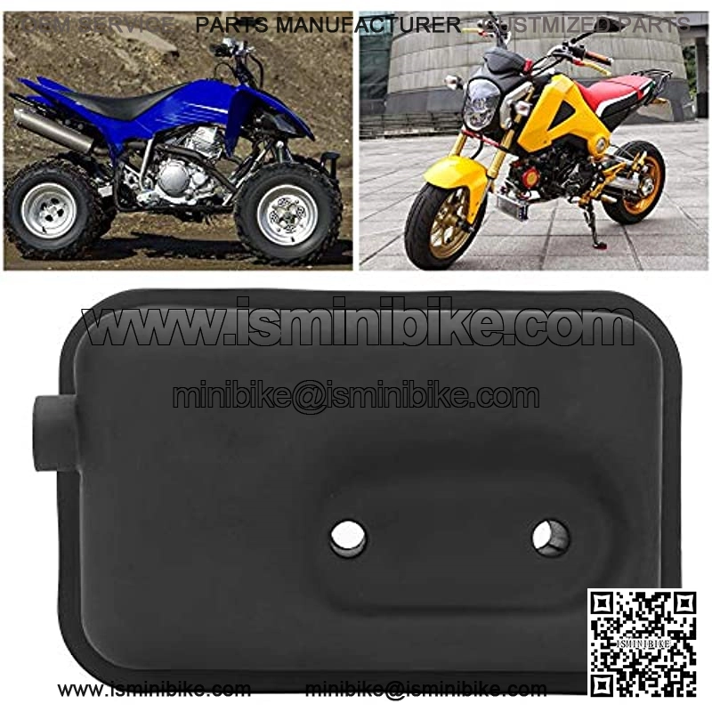 Exhaust Muffler, Exhaust Pipe Silencer for 43cc 47cc 49cc Mini PIT Pocket Chopper Quad Dirt Scooter Bike ATV - Image 3