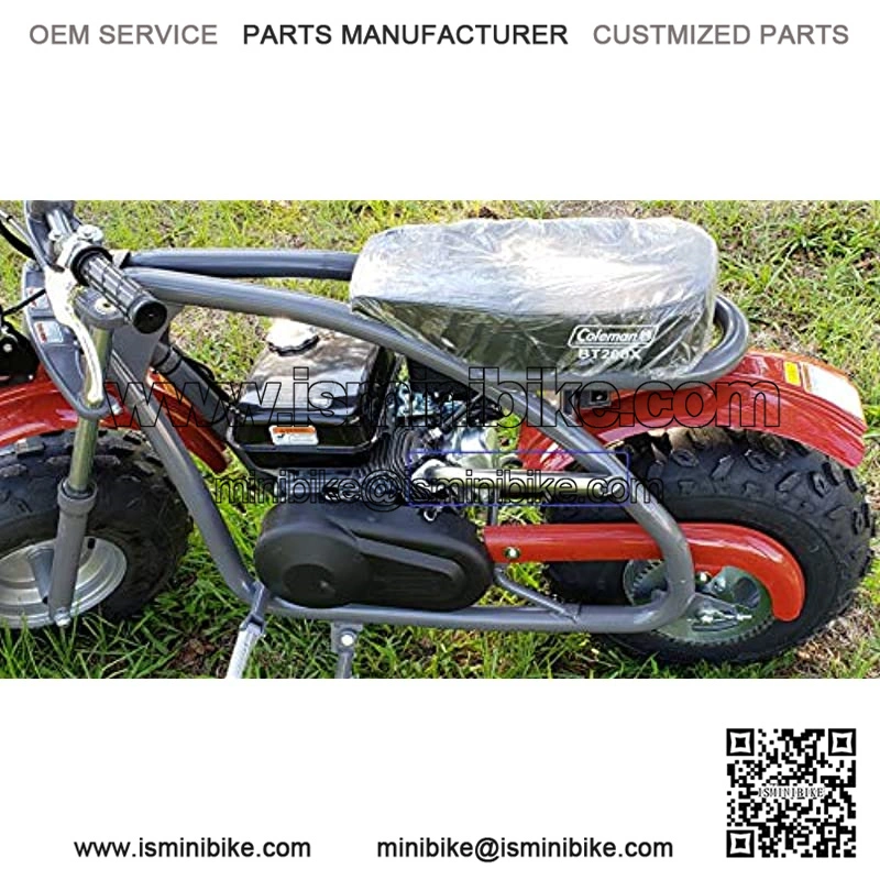 Exhaust Header for: Coleman BT200X 196cc/6.5HP Gas mini bike. - Image 2