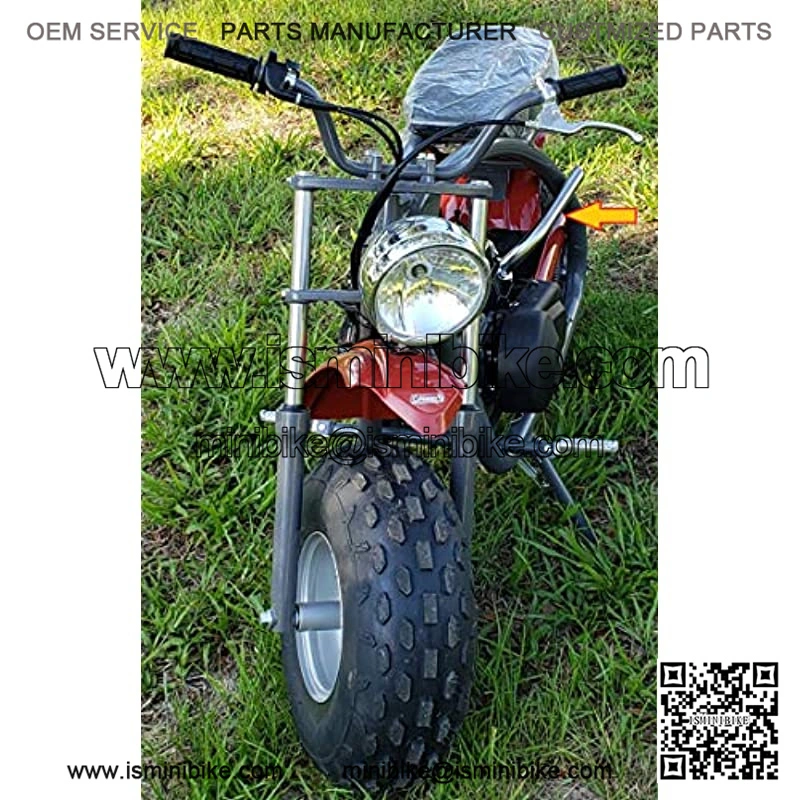 Exhaust Header for: Coleman BT200X 196cc/6.5HP Gas mini bike. - Image 3