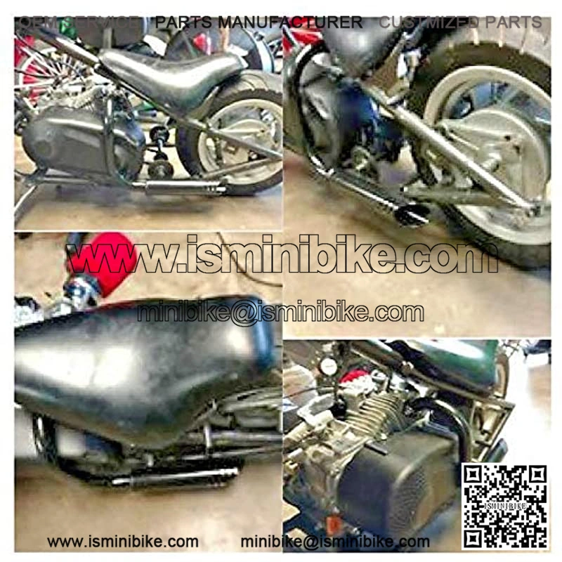 Mini Bike custom Exhaust Header Pipe for Predator 212cc, Honda GX160 & GX200 - Image 4