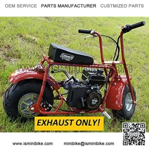 Header Exhaust Pipe for: Coleman Powersport 98cc 3.0 HP CT100U Mini Bike