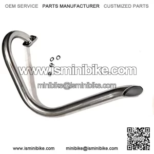 Mini Bike Custom Exhaust Header Pipe for Predator 212cc & Honda GX200.