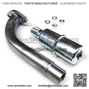 Exhaust With Muffler for: Coleman ct100u / cc100x Mini bike.