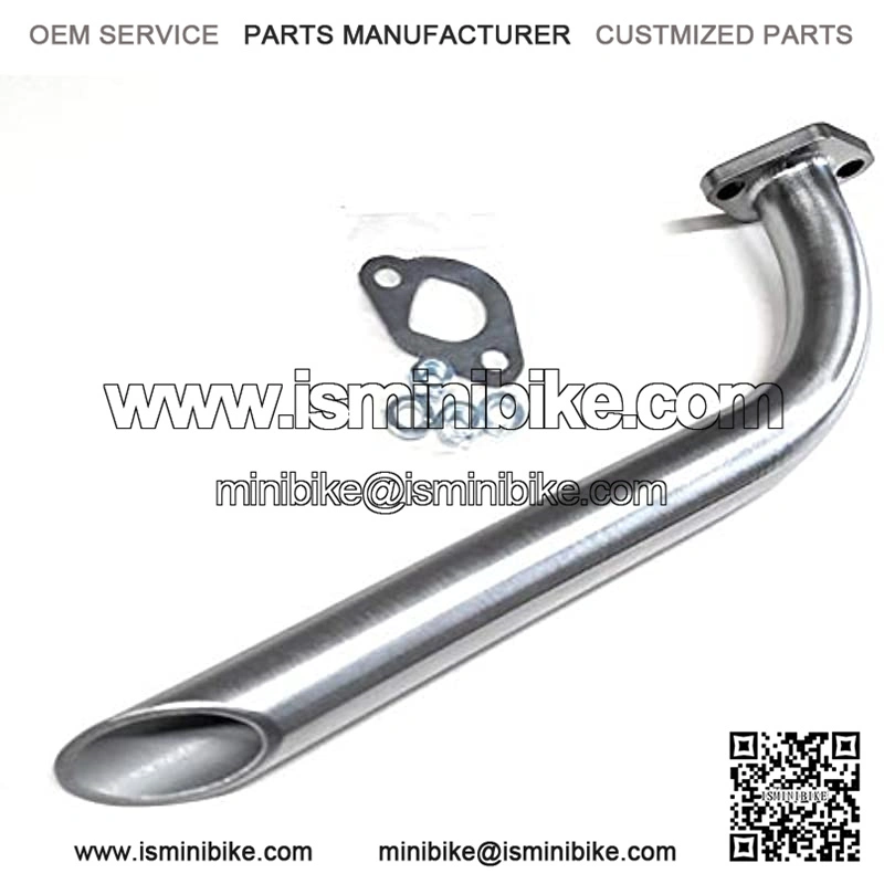 Exhaust Header for: Coleman CT200U-EX Camo 196cc/6.5HP Gas mini bike.