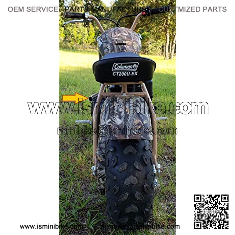 Exhaust Header for: Coleman CT200U-EX Camo 196cc/6.5HP Gas mini bike. - Image 4