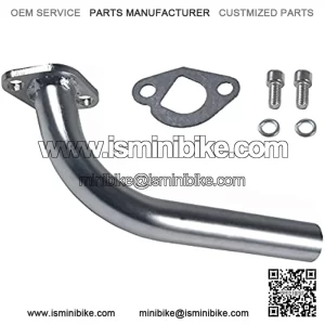Exhaust Pipe for Predator 196cc 212cc GX160, GX200 Go Kart & mini bikes!