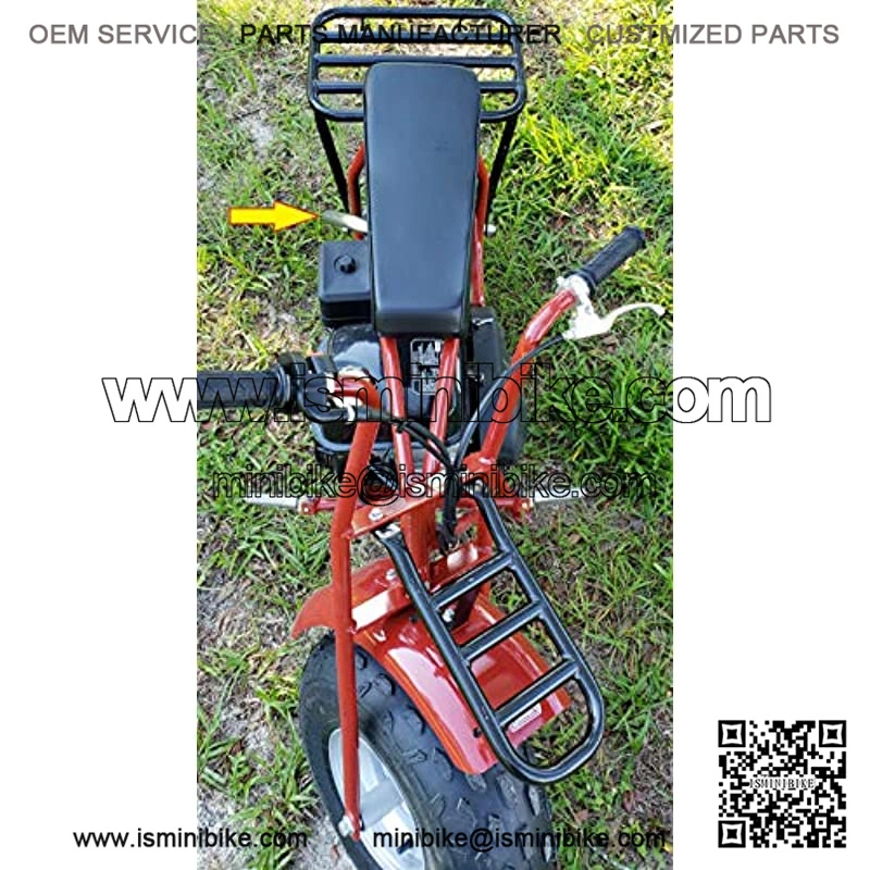 Exhaust Header for: Coleman CT200U, CT200A 196cc/6.5HP Gas mini bike. - Image 3
