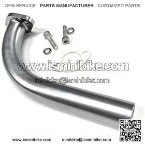 Exhaust Pipe Header For: Lifan 3HP,Monster moto 80cc,Go Kart and mini bikes. (NOT FOR PREDATOR 79CC OR COLEMAN 3HP ENGINES)