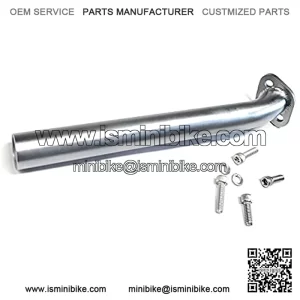 Header Exhaust Pipe for: Small Briggs & Tecumseh Engine, GoKart Fun Cart minibike.