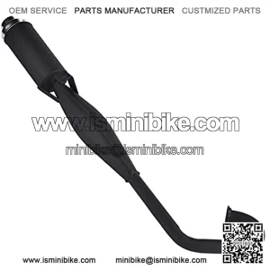 47cc 49cc 2 Stroke Engine Pocket Bike Mini Quad Exhaust Pipe Muffler with Expansion Chamber