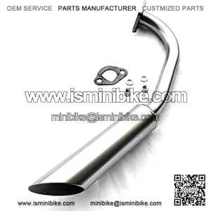 Exhaust Header for: Mega Moto 212cc, Coleman RB200 Gas Powered Mini Bike.