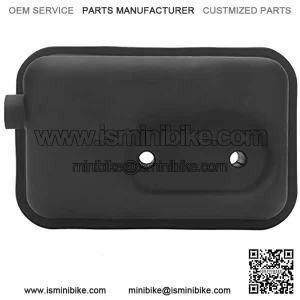 Exhaust Muffler, Exhaust Pipe Muffler Silencer for 43cc 47cc 49cc Mini PIT Pocket Chopper Quad Dirt Scooter Bike ATV