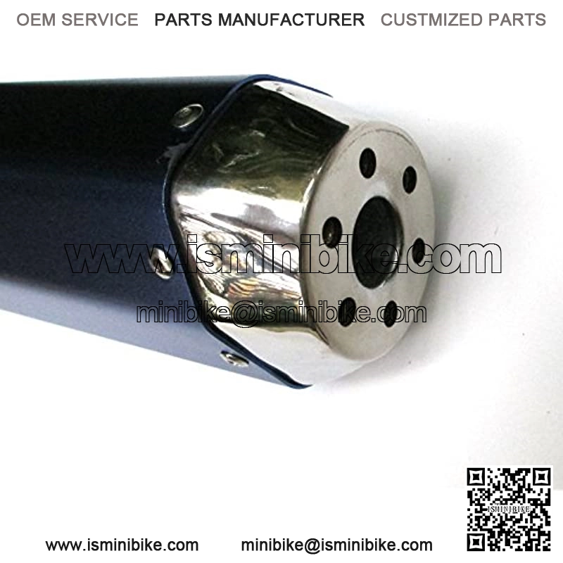 High Performance Exhaust System Muffler for GY6 50cc-400cc 4 Stroke Scooters ATV Go Kart (Blue) - Image 4