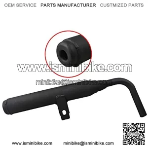 Motorcycle Muffler Pipe Exhaust Silencer Pipe System Part Compatible with Yamaha PW50 PY50 PW PY 50 PEEWEE ATV Quad Motocross Pit Kids Bike Motorcycle Part