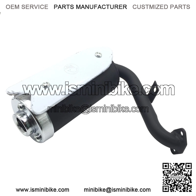 Tubo de escape Silenciador de tubo de escape 43cc 49cc para Mini Bike Quad Buggy Motor de Tubo de escape - Image 4