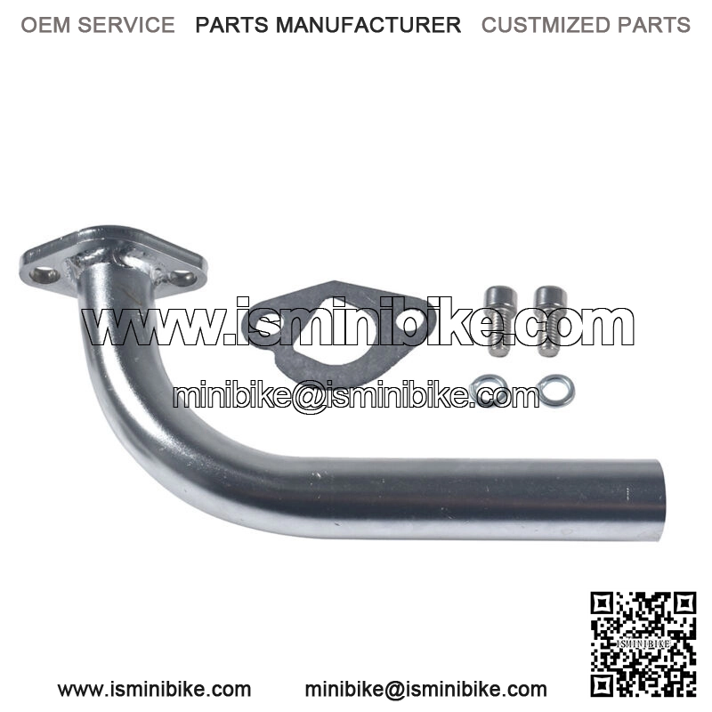 212cc Exhaust Pipe For Predator 212cc Honda GX160 GX200 Go Kart Mini Bike