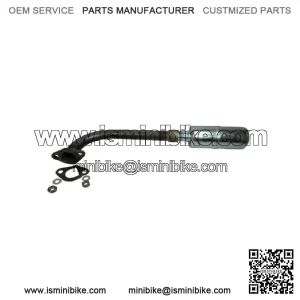 1" Go Kart Exhaust W/ Screw On Muffler for Predator 212cc EB