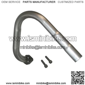 Staged Exhaust Header Pipe with Thick Flange for 6.5HP Clone & 212 Predator Engine