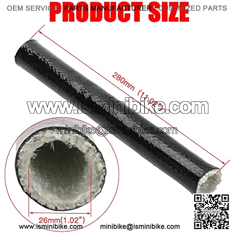 Upgrade Exhaust Pipe Muffler Jet Kit with Heat Shield for Predator 420cc 301cc 389cc 13hp 15hp GX270 GX340 GX390 Go Kart Mini Bike Performance Parts Golf Cart Mud Boats Lawnmower OHV Engine - Image 4
