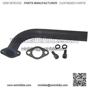 Header Exhaust Pipe For Predator 301cc Go Kart & Mini bikes,For Honda GX270,GX390 Black