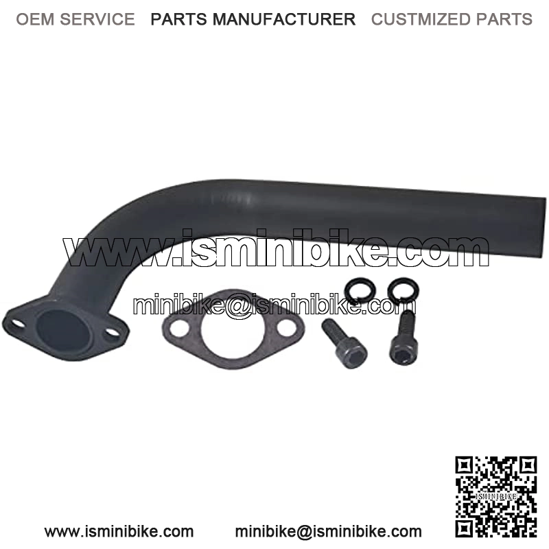 Header Exhaust Pipe For Predator 301cc Go Kart & Mini bikes,For Honda GX270,GX390 Black