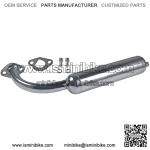 Exhaust Pipe Muffler For Predator 196cc 212cc Go Kart,For Honda GX160 GX200,For Coleman Powersports CT200U CT100U,6.5HP Gas Mini Bike