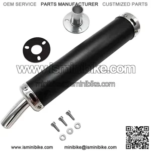 28mm Motorcycle Exhaust Muffler Pipe System For Motorcycle Street Dirt Bike Pipe Silencer Racing