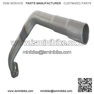RLV CP17 Honda/Clone Pipe, Thick D Flange