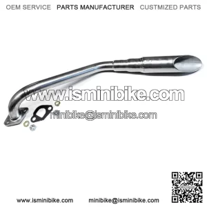 Exhaust Header pipe for TrailMaster MB200-2 / Hurricane 200X Minibike Mini Bike.