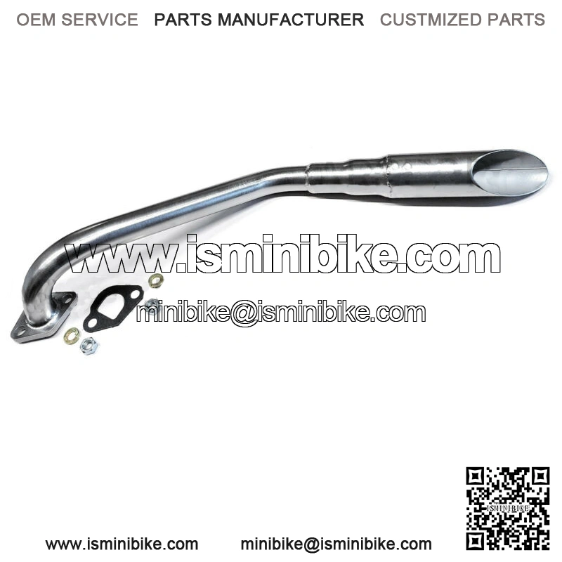 Exhaust Header pipe for TrailMaster MB200-2 / Hurricane 200X Minibike Mini Bike.
