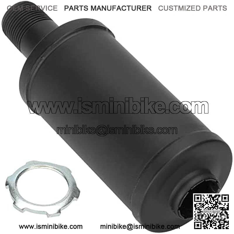 Exhaust Muffler Silencer for Predator 196cc 212cc 301cc 420cc Coleman CT200u Trail 200 BT200x CT100u CC100x Go Kart Mini Bike Massimo Baja MB200 KT196 GX160 GX200 Clone 6.5hp Engine Parts Black