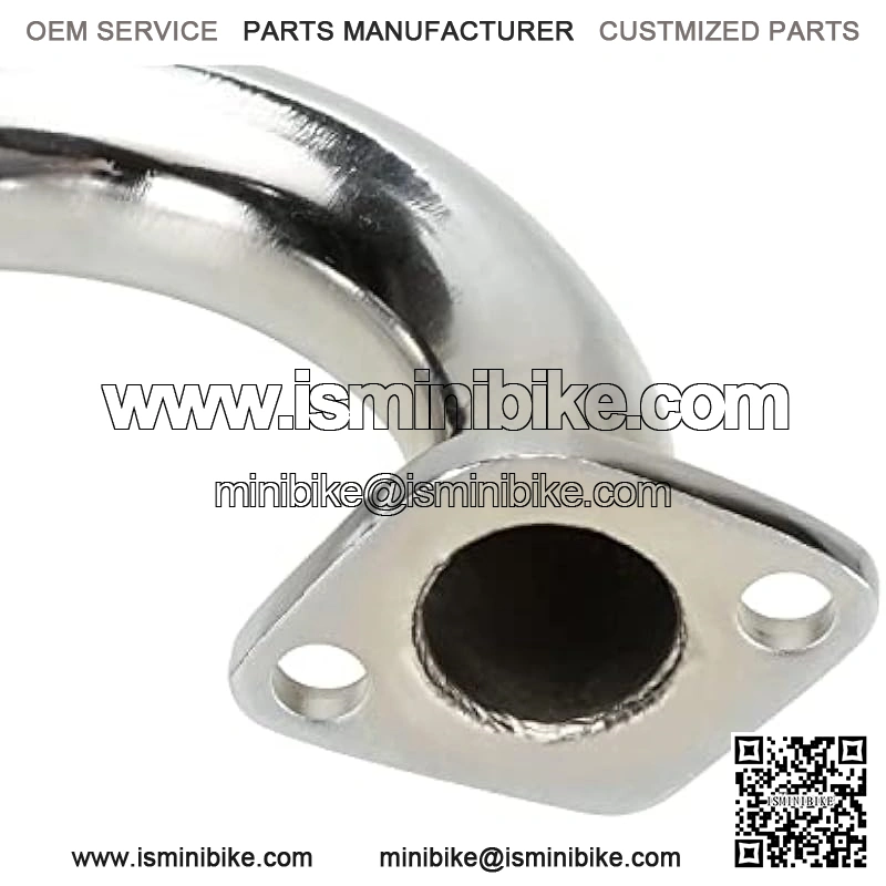 212cc Exhaust Pipe with Muffler for Predator 212 Go Kart 196cc Non Hemi Engine Coleman Powersports KT196 Trailmaster XRX XRS Hammerhead 80T Yerf Dog Manco Tillotson GX200 Performance Parts - Image 3
