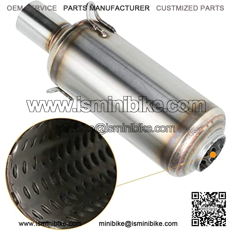 Predator 212 Exhaust Pipe with Muffler for Predator 212cc 196cc 224cc Non Hemi 6.5HP Engine Honda GX200 Coleman CT200U CT200U-EX BT200X KT196 RB200 MB200 Mini Bike Go Kart Performance Parts - Image 3