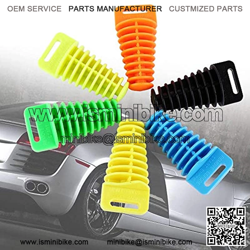 Exhaust Silencer Plug, 2/4 Stroke Pipe Exhaust Silencer Bung Wash Rubber Plug for Motoycle Dirt Bike ATV Quad (Green) - Image 3