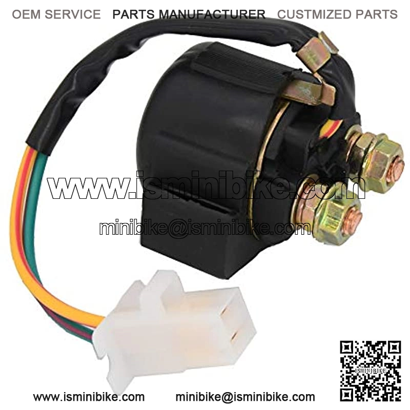 Starter Solenoid Relay + Starter Motor for 4-Stroke GY6 Engine 50cc 150cc 200cc 250cc ATV Dirt Bikes Scooters Go Kart Compatible with SUNL Coolster Baja Roketa 4 Wheelers Moped by BOOTOP - Image 4