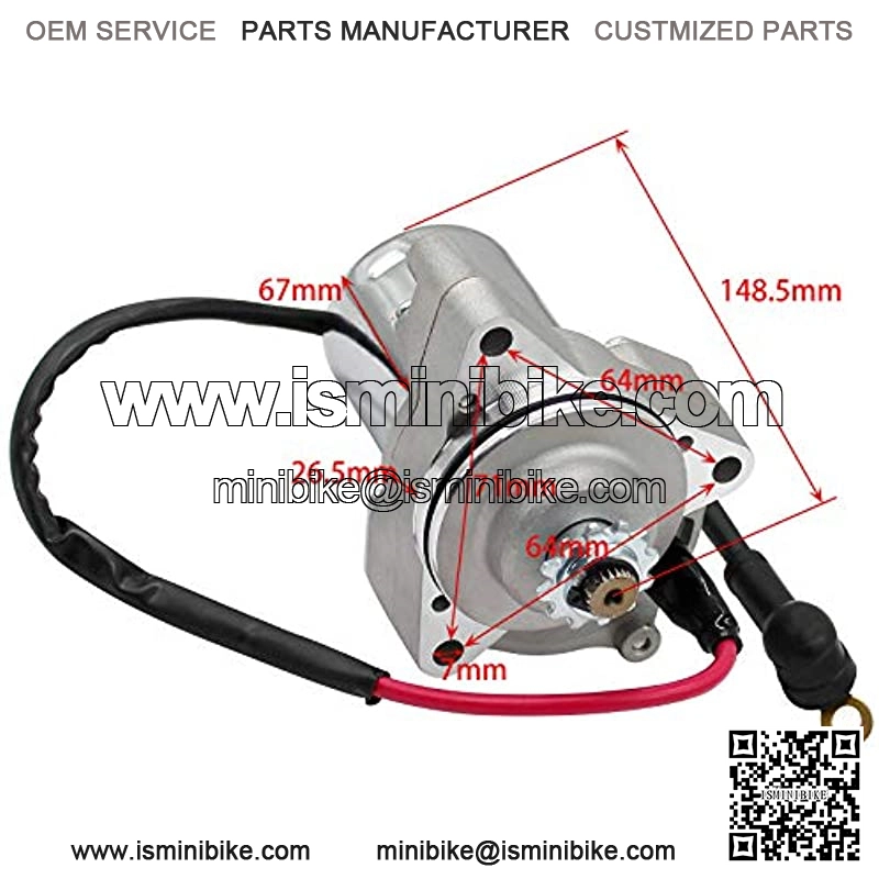 Starter Motor for Go Karts ATVs Pit Bike Dune Buggy Sandrail Quad 4 Wheelers SSR Roketa Coolster Jonway SunL Kymco - Image 4