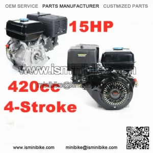 15hp 432cc horizontal shaft gas engine minibike go cart snowblower
