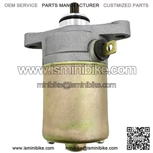 10 Teeth 12V Electric Starter Motor for GY6 50cc Scooter Moped Parts 4-stroke QMB139 Engines
