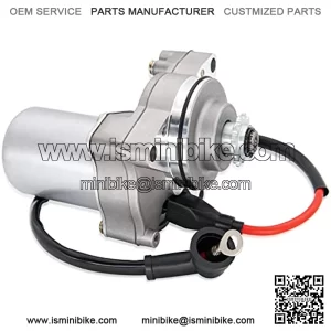 3 Bolt Starter Motor for 50cc 70cc 90cc 100cc 110cc 125cc Tao Tao Go Karts Pit Bike 4 Stroke Quad Wheelers - Electric ATV Starter Motor with Line