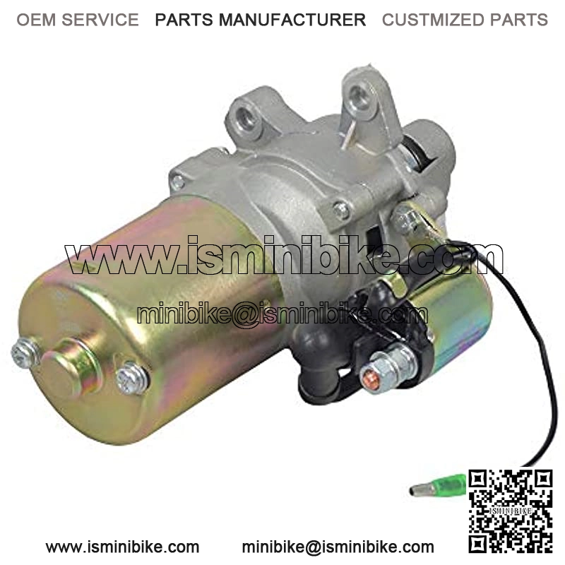 Electric Starter Motor with Solenoid for 6.5 HP 196cc Go-Kart & Mini Bike Engines - Image 2