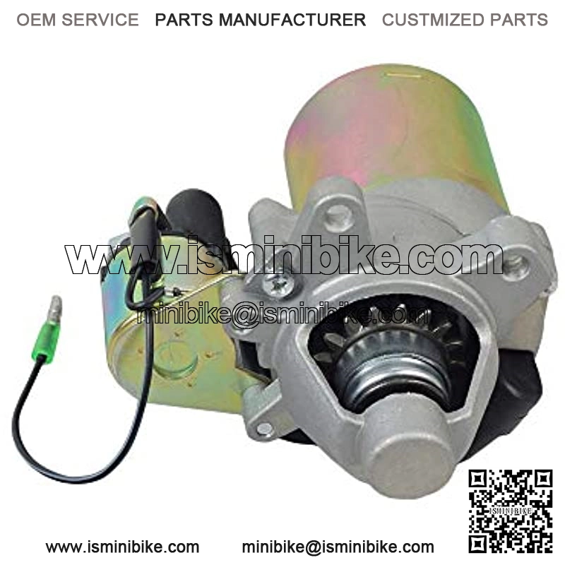 Electric Starter Motor with Solenoid for 6.5 HP 196cc Go-Kart & Mini Bike Engines - Image 3