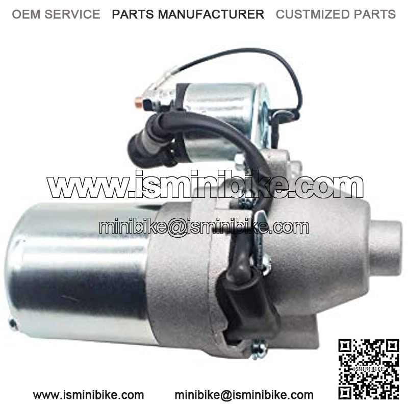 Electric Starter Motor ZQ168 with Solenoid Compatible with Honda GX160 GX200 5.5HP 6.5HP Chinese 168F 170F 163CC 196CC 208CC Generator Compressor High Pressure Pump Small Engine 31210-ZE1-023