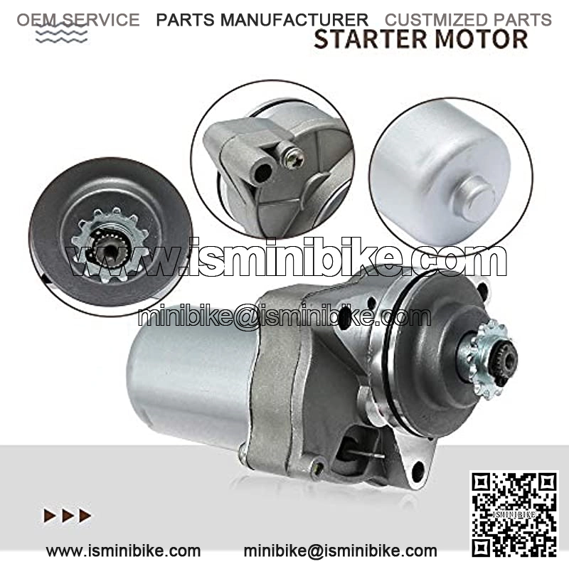 Starter Motor 3 Bolt Fits for Go Karts ATVs Pit Bike Dirt Bikes Dune Buggy Sandrail Quad 4 Wheelers 50cc 90cc 110cc 125cc 140cc - Image 2