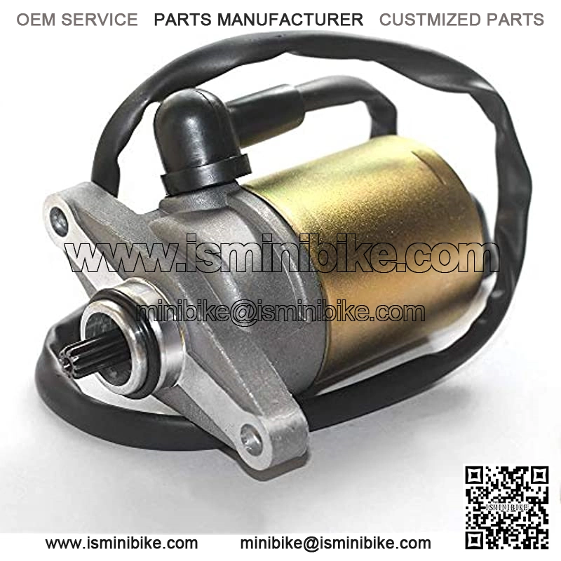 10 Teeth Starter Motor with Wire Cable for GY6 49cc 50cc Scooter 139QMB Moped ATV Go Karts TAOTAO SUNL ROKETA TANK BAJA