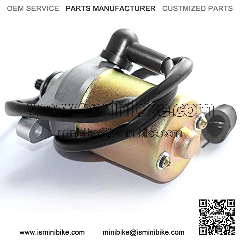 10 Teeth Starter Motor with Wire Cable for GY6 49cc 50cc Scooter 139QMB Moped ATV Go Karts TAOTAO SUNL ROKETA TANK BAJA - Image 2