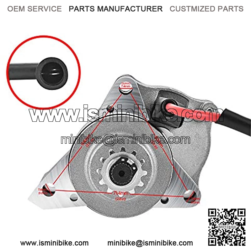 3 bolt Starter Motor with cable for 50cc 70 cc 90cc 100 cc 110cc 125 cc Dirt Bikes Go Karts ATVs Pit Bike Dune Buggy Sandrail Quad 4 Wheelers SSR Roketa Taotao Coolster Jonway SunL - Image 3